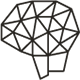 icon brain mesh